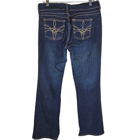 Wrangler Medium Wash Women's Bootcut Western Country Jeans 11/12 X 34 - Picture 2 of 4
